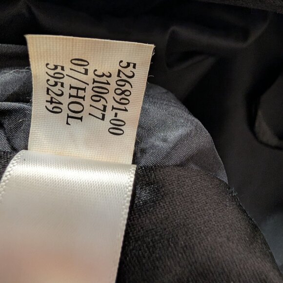 Banana Republic Black Velvet Tuxedo Pants Women’s 2 Wide Leg Flare Satin Trim - Picture 13 of 14